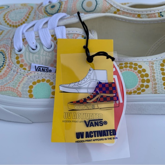 VANS UV ACTIVATED Family Authentic Uv Ink Mosaic Unisex Sz Men’s 7.5 Women’s 9 - Picture 15 of 15
